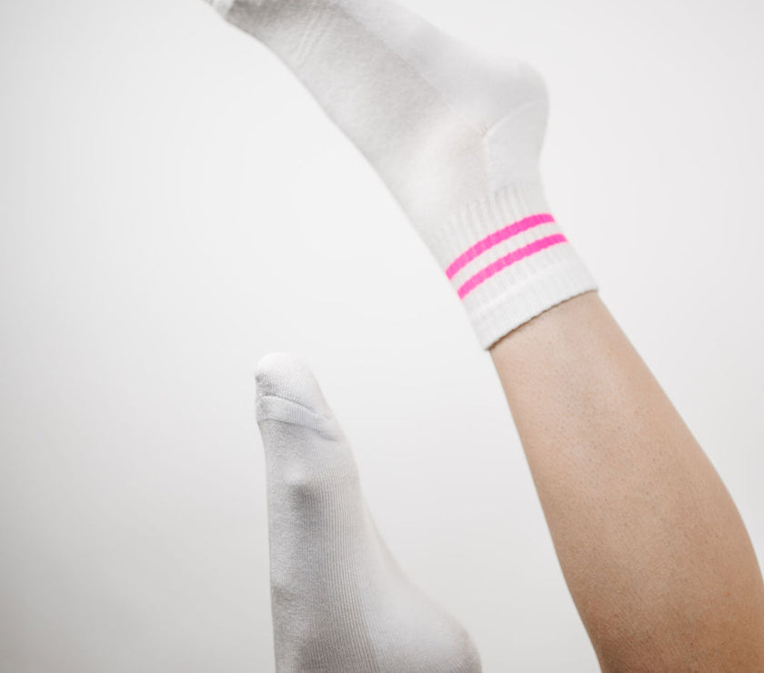 Stripe Shortie Athletic Socks | 3 Pack