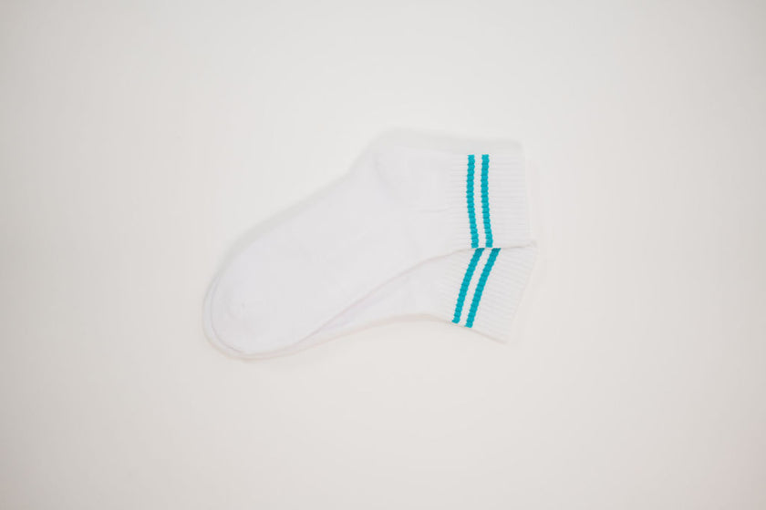 Stripe Shortie Athletic Socks | 3 Pack