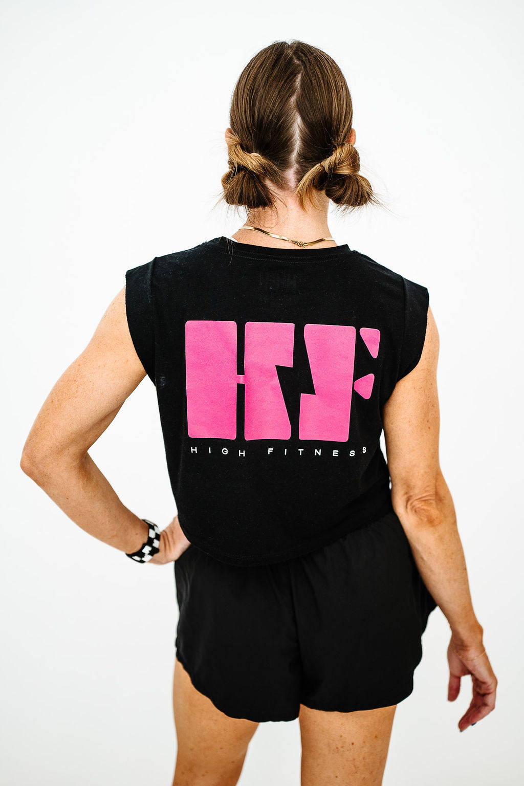 HF High Fitness Muscle Crop Tank