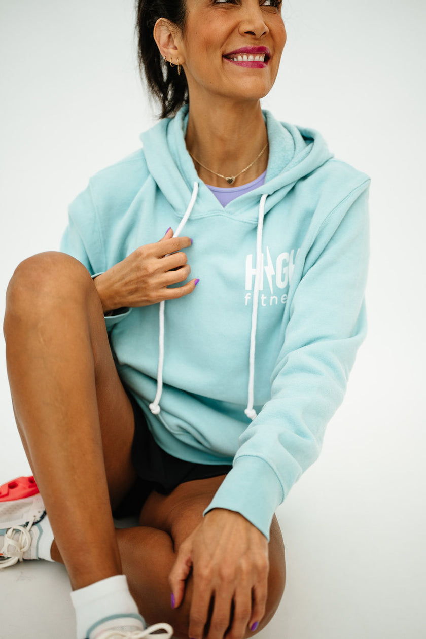HIGH Pocket Logo Hoodie | Sky Blue