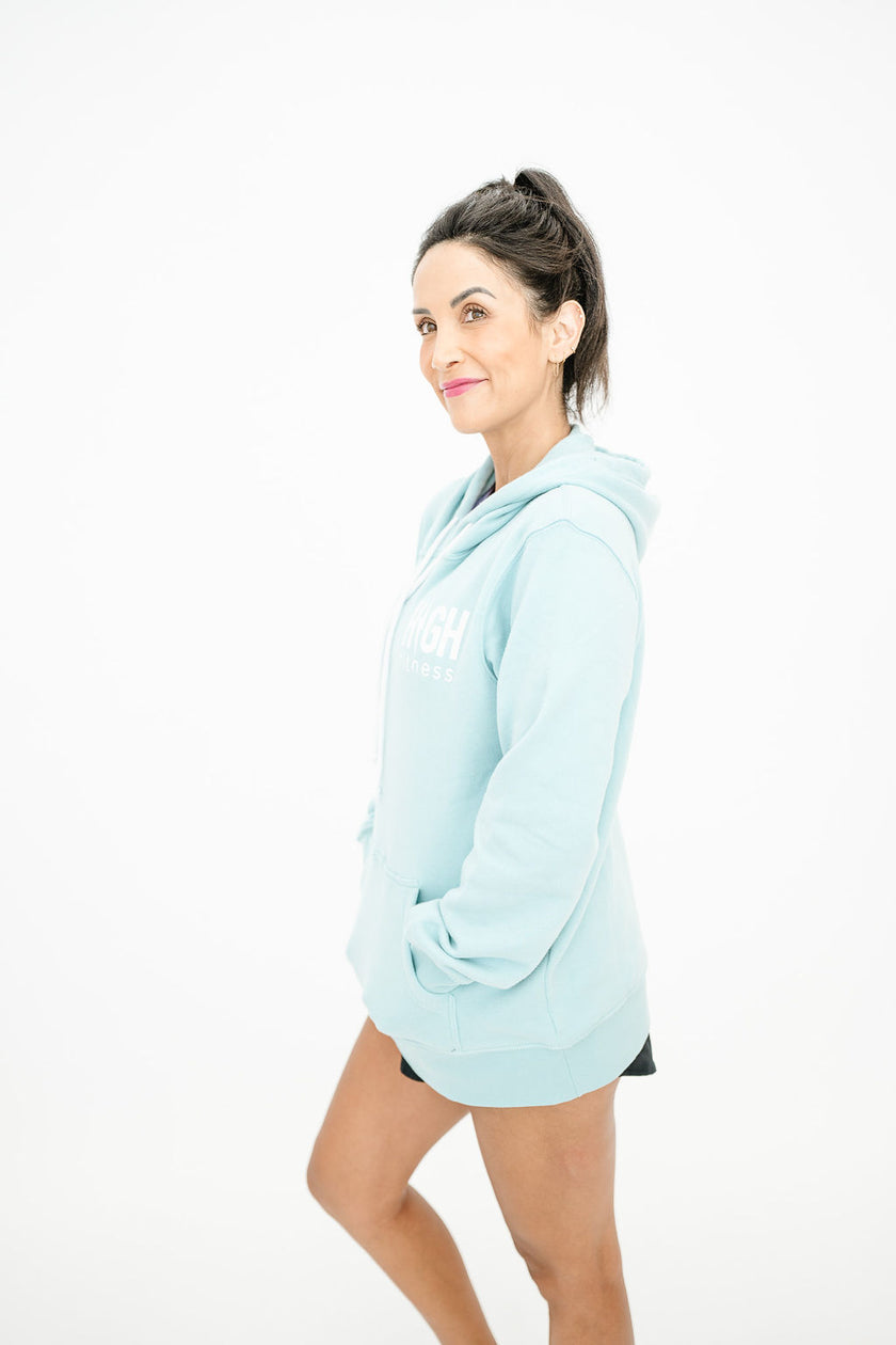 HIGH Pocket Logo Hoodie | Sky Blue