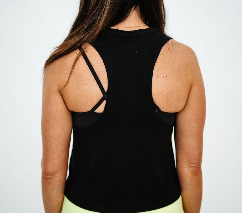 I LOVE HIGH Racerback Crop Tank