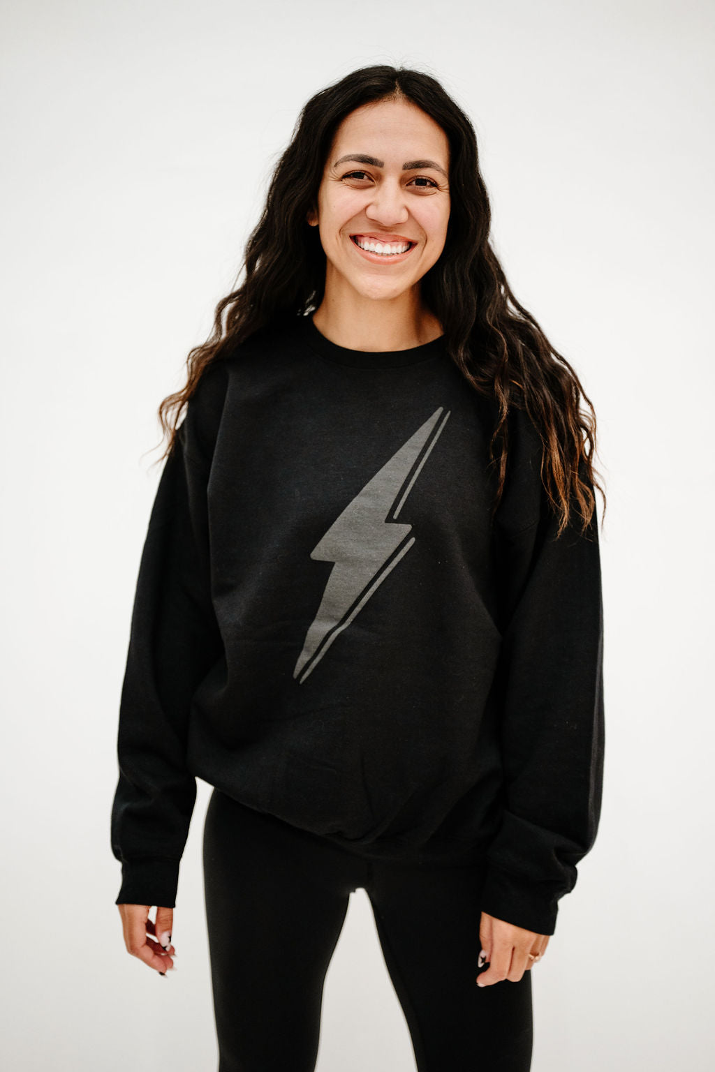 Bolt Crewneck Sweatshirt | Black