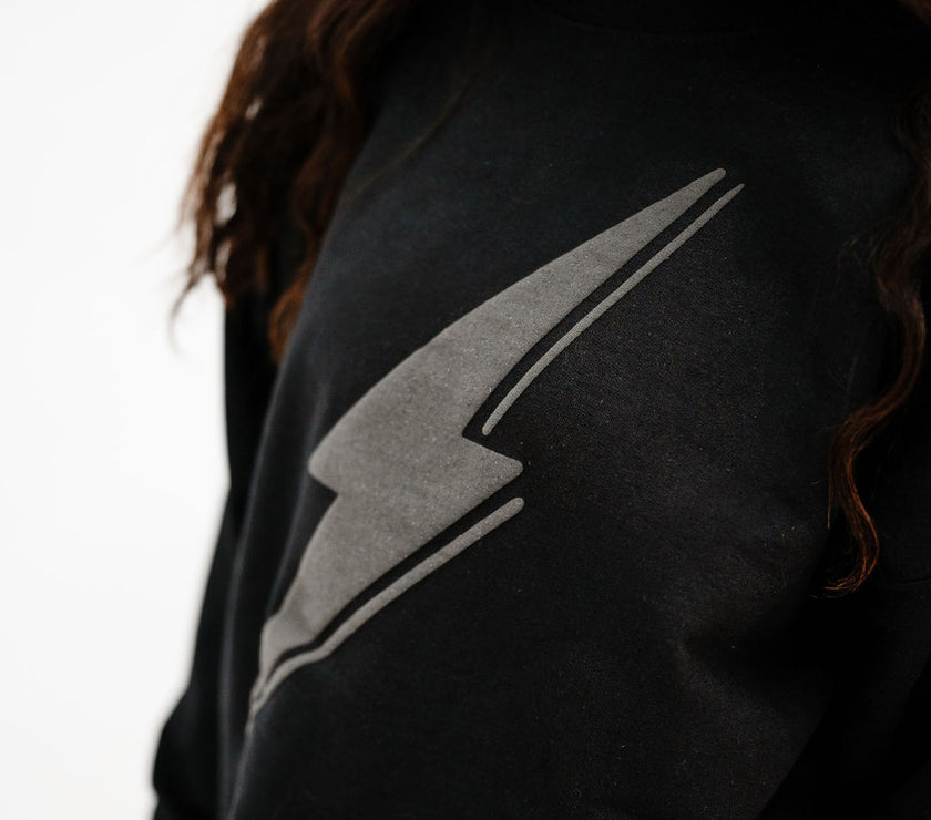 Bolt Crewneck Sweatshirt | Black