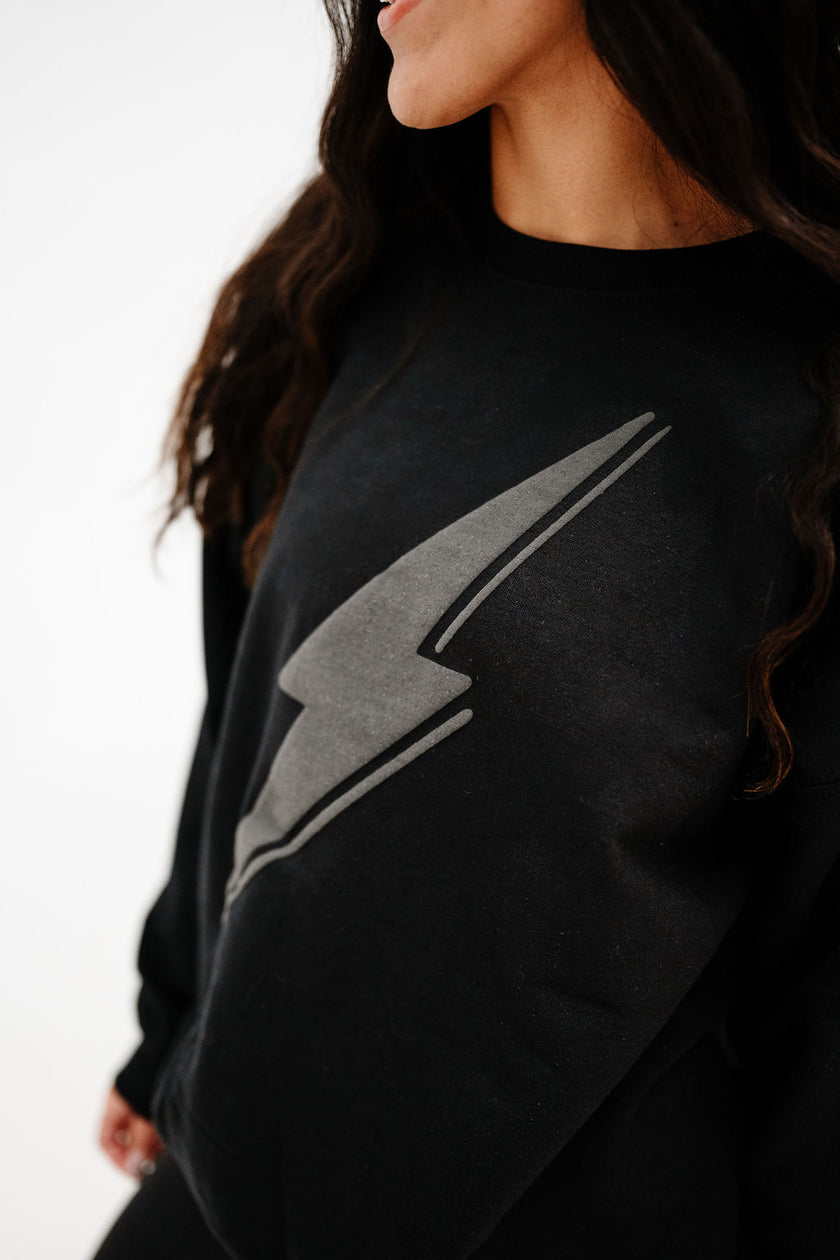 Bolt Crewneck Sweatshirt | Black