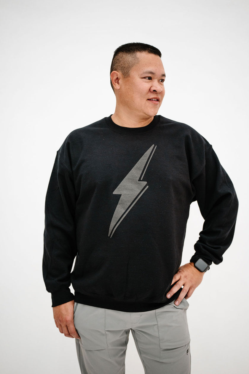 Bolt Crewneck Sweatshirt | Black