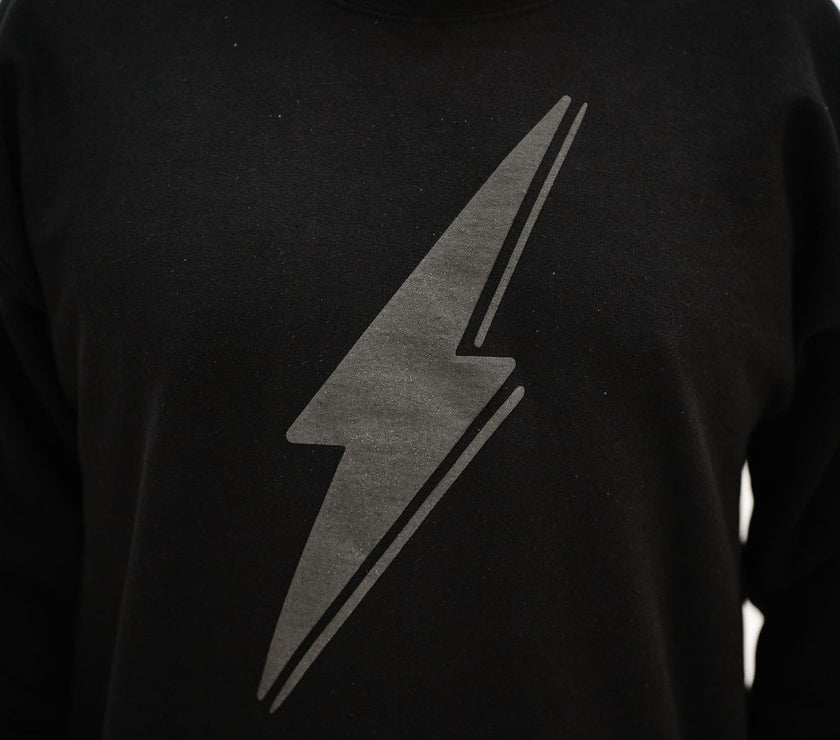 Bolt Crewneck Sweatshirt | Black