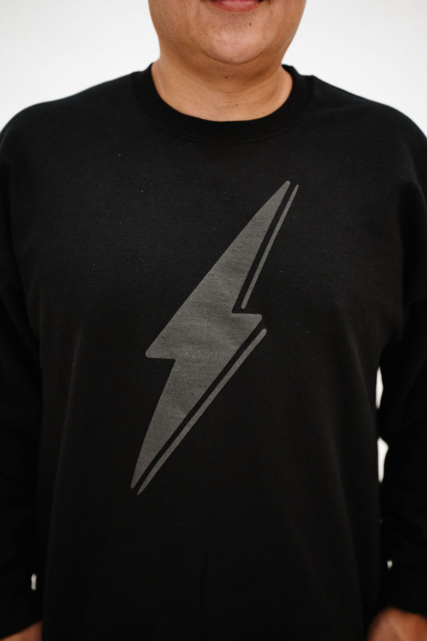 Bolt Crewneck Sweatshirt | Black