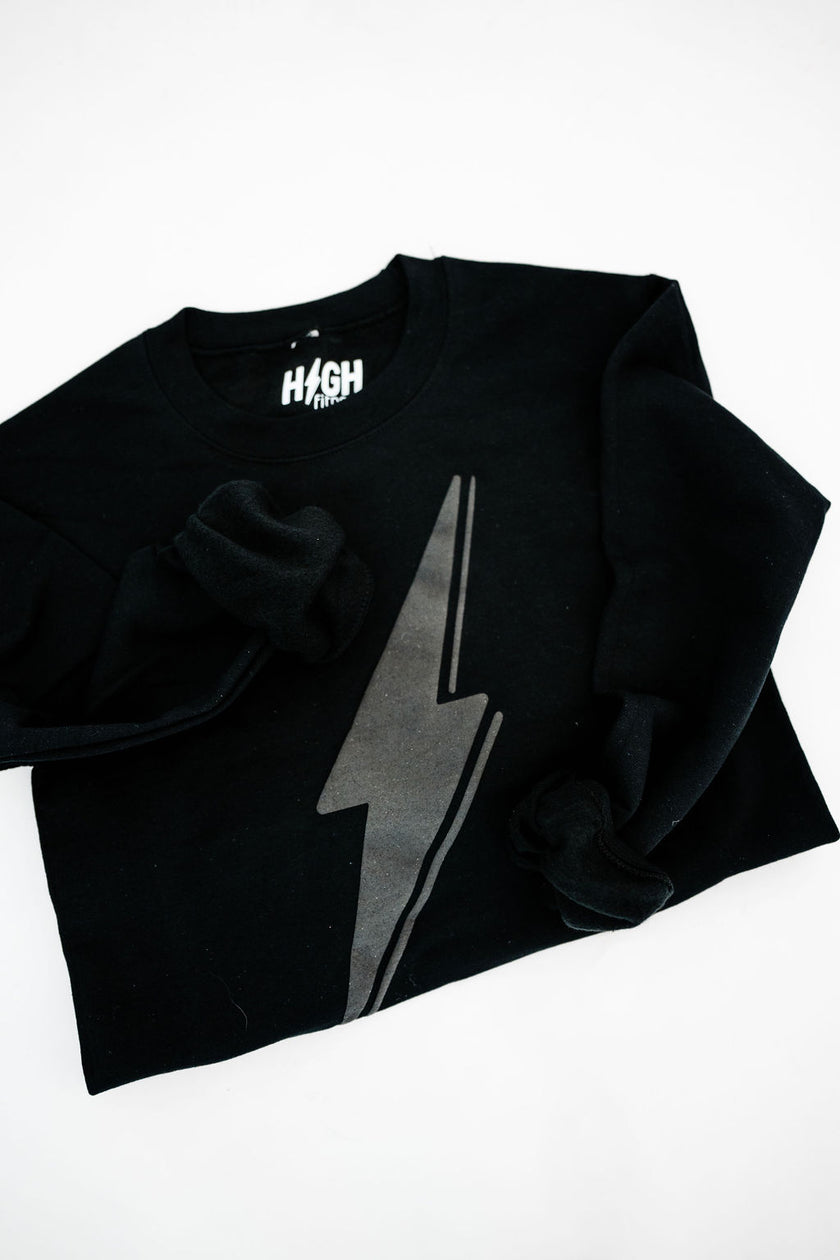 Bolt Crewneck Sweatshirt | Black