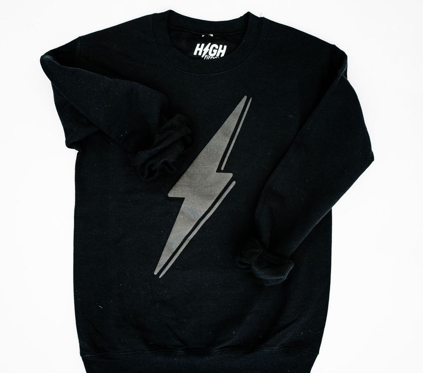 Bolt Crewneck Sweatshirt | Black