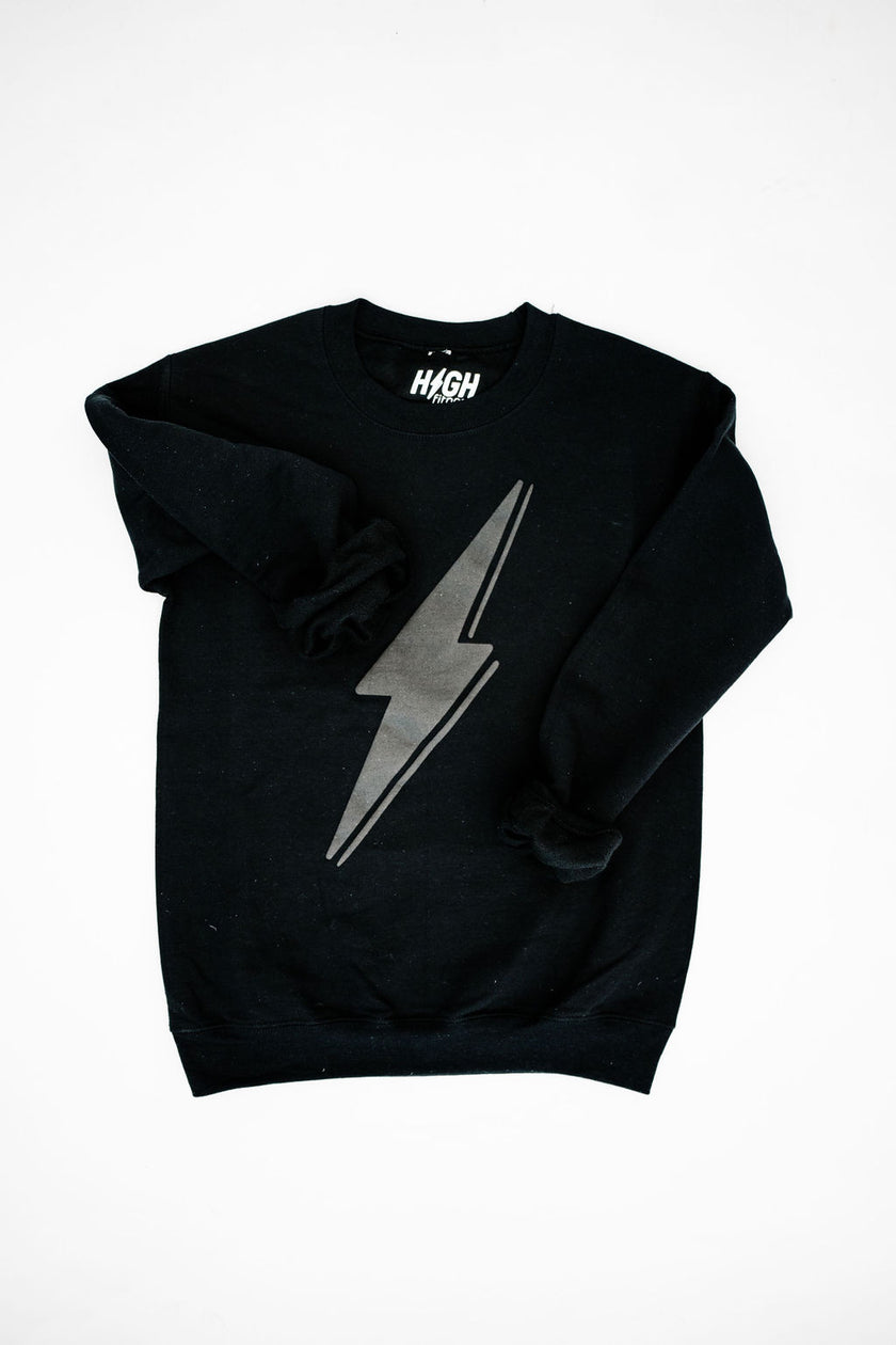 Bolt Crewneck Sweatshirt | Black