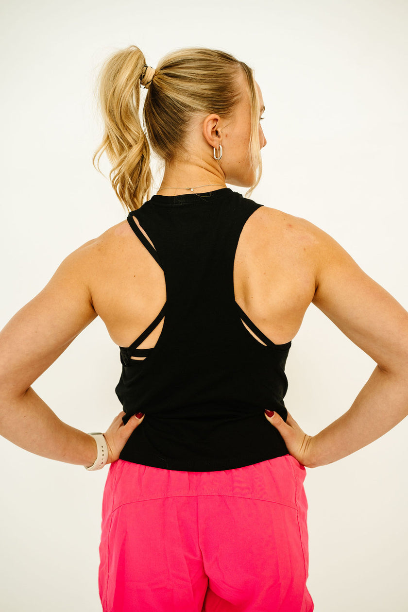 GLOW Creep It Real Racerback Crop Tank