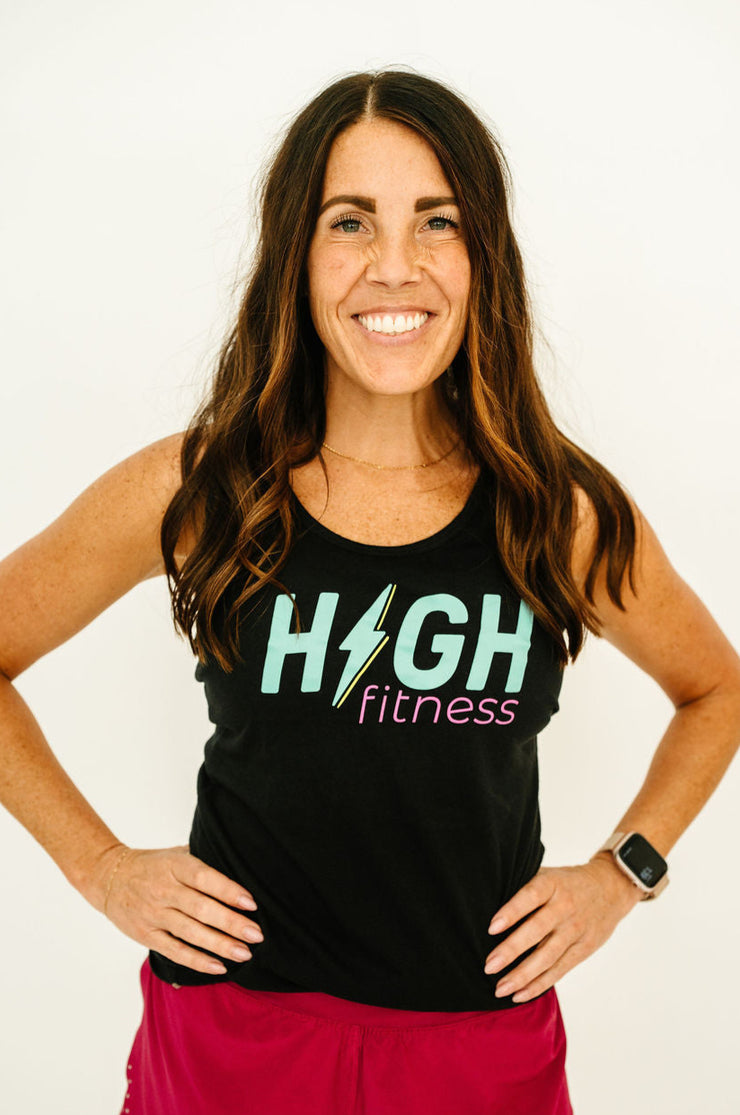 High Fitness Full Length Racerback Tank Top
