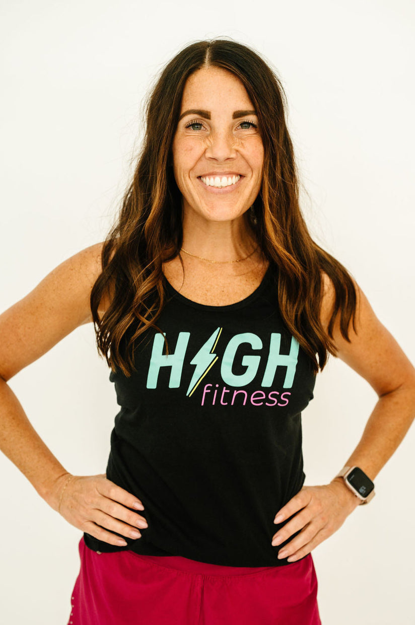 High Fitness Full Length Racerback Tank Top