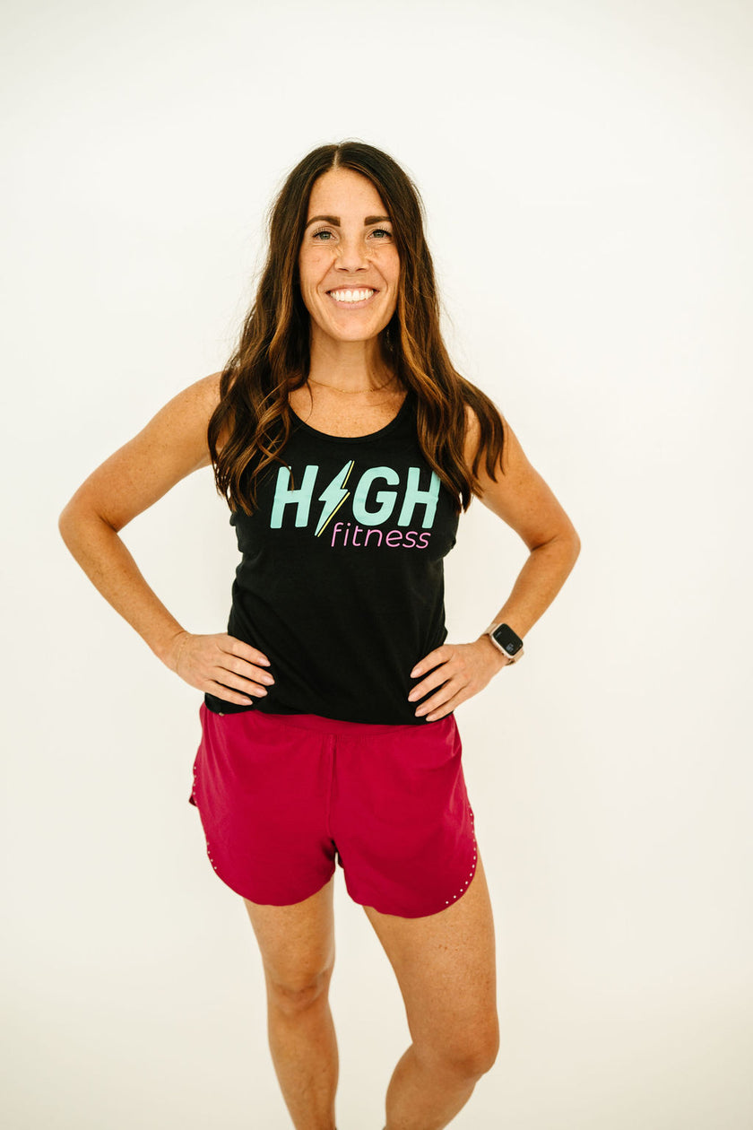 High Fitness Full Length Racerback Tank Top