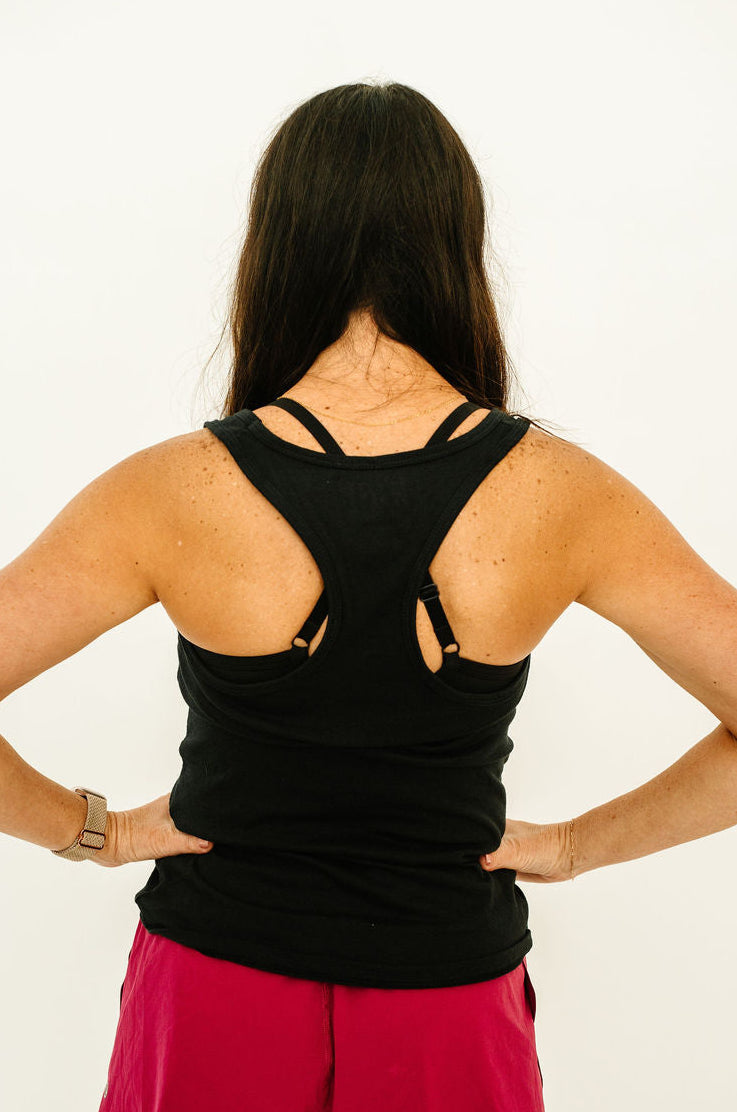 High Fitness Full Length Racerback Tank Top