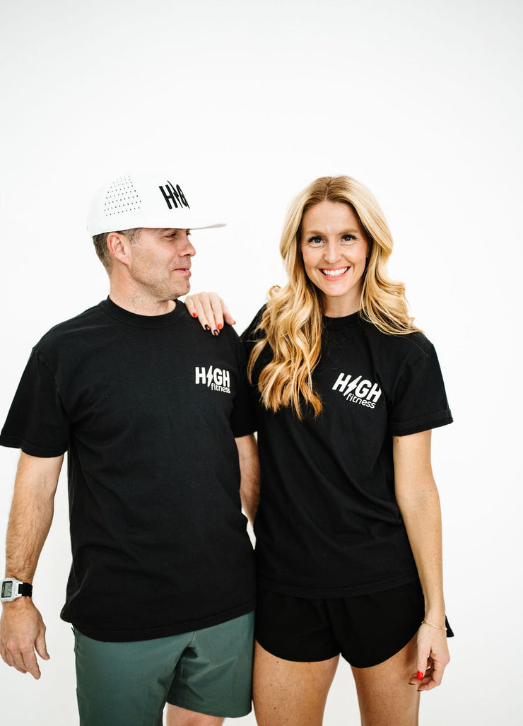 Mini Pocket Logo Boyfriend Tee | Black