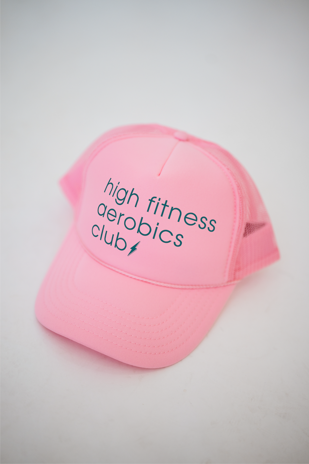Aerobics Club Trucker Hat | Light Pink