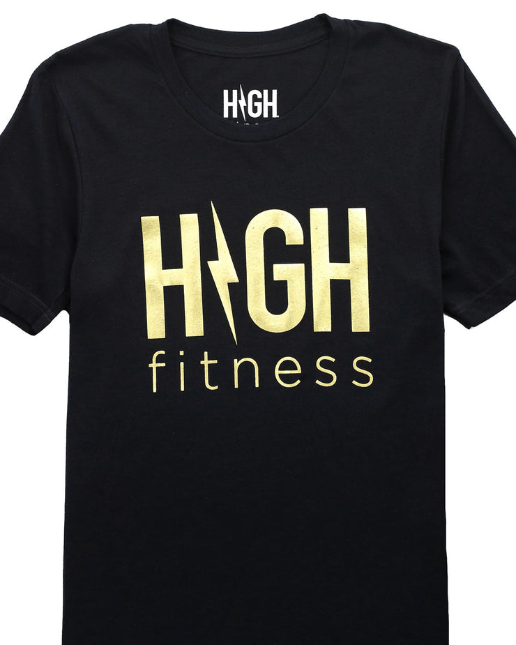 Gold Foil Women's Tee | Black