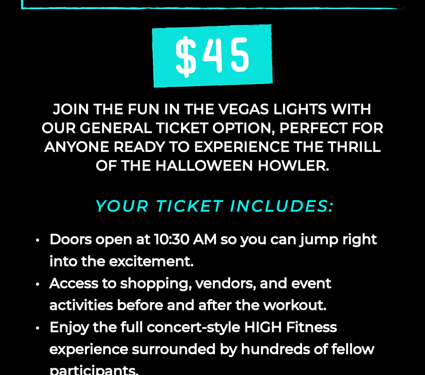 HIGH Fitness Halloween Howler - Las Vegas 2025