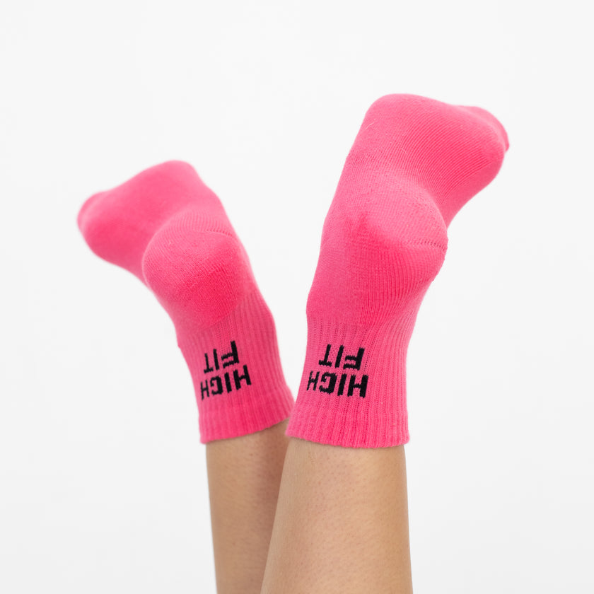 Neon HIGH FIT Sock Bundle | Neon Yellow & Pink