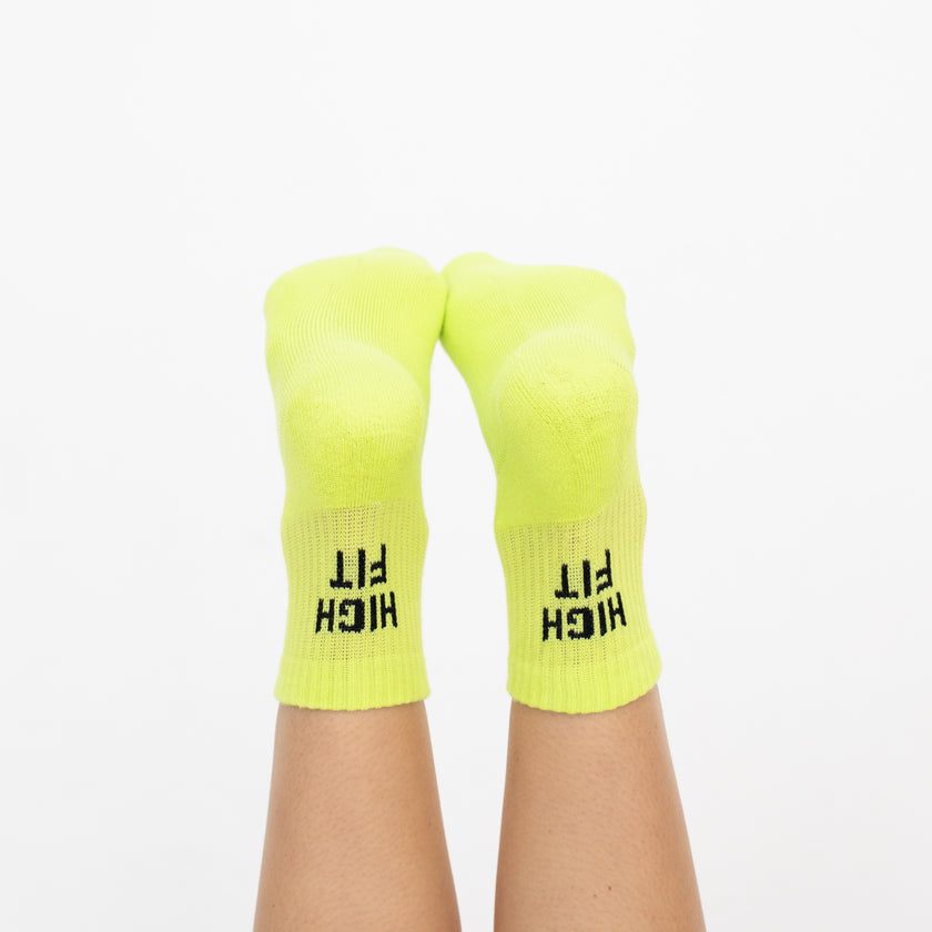 Neon HIGH FIT Sock Bundle | Neon Yellow & Pink