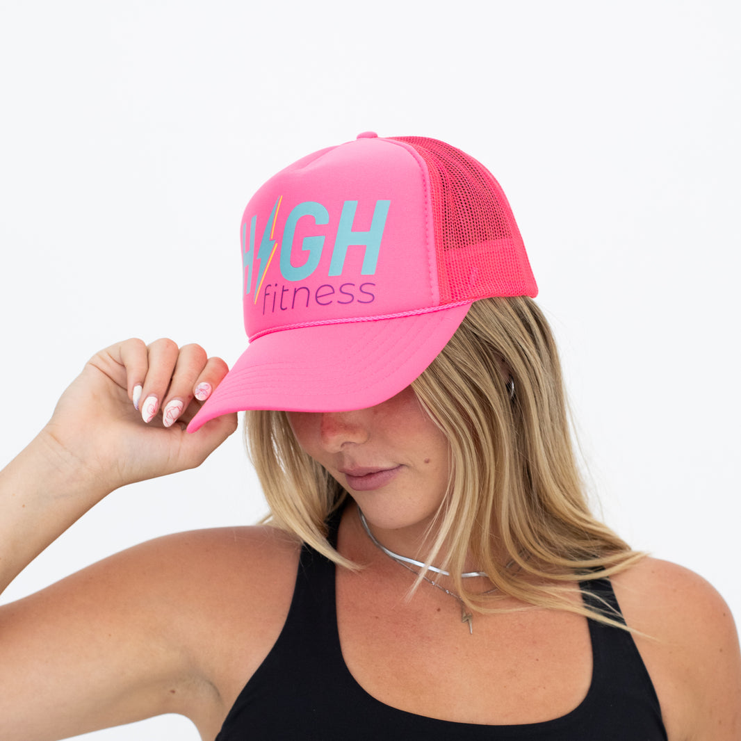 HIGH Voltage Pink Trucker