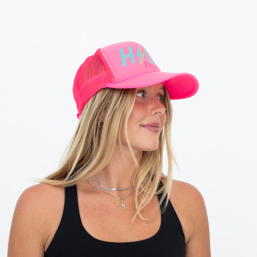 HIGH Voltage Pink Trucker