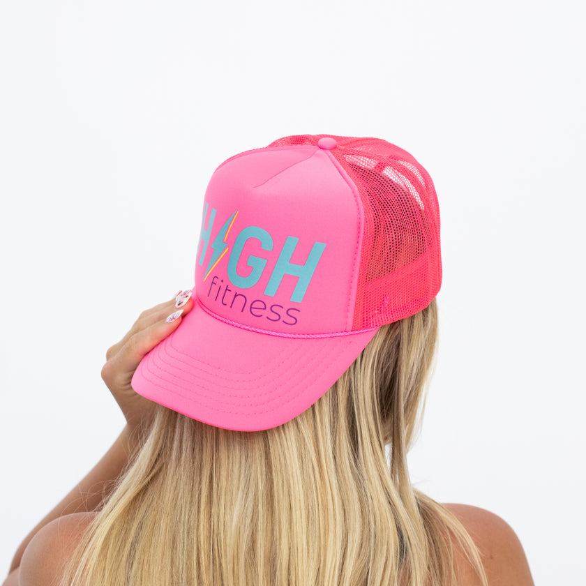 HIGH Voltage Pink Trucker