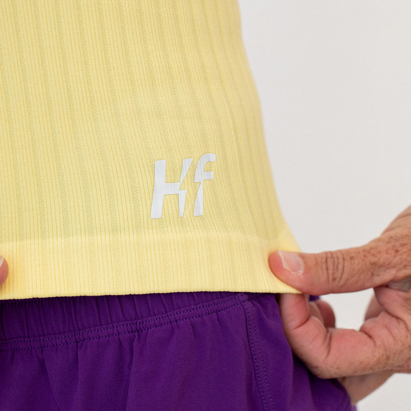 Sunshine Ribbed Tank | Butter Yellow