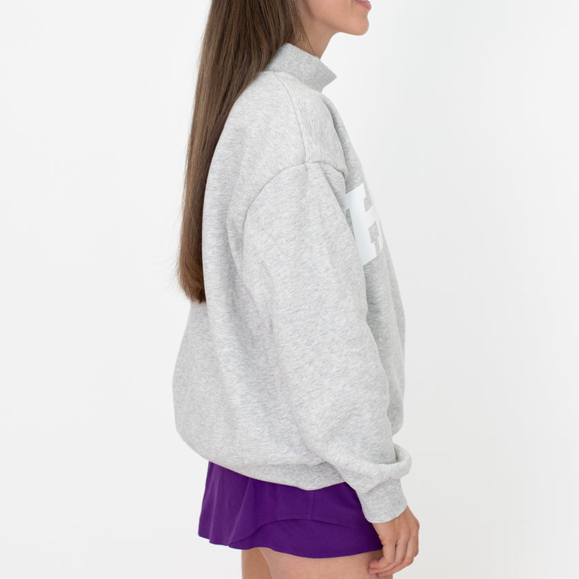 HIGH Puff Mockneck | Gray