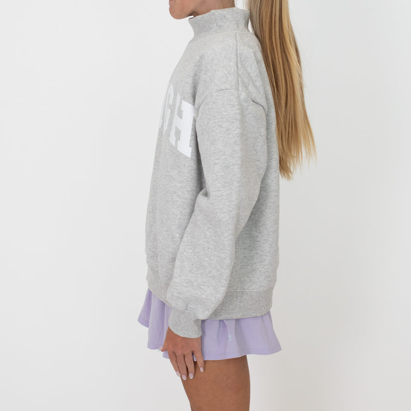 HIGH Puff Mockneck | Gray