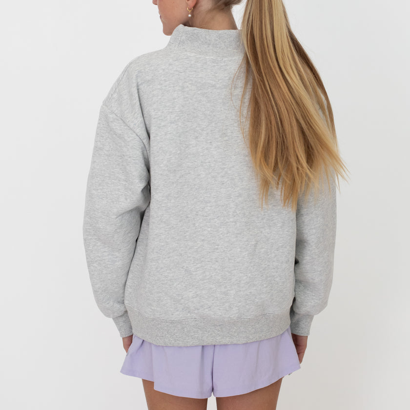 HIGH Puff Mockneck | Gray