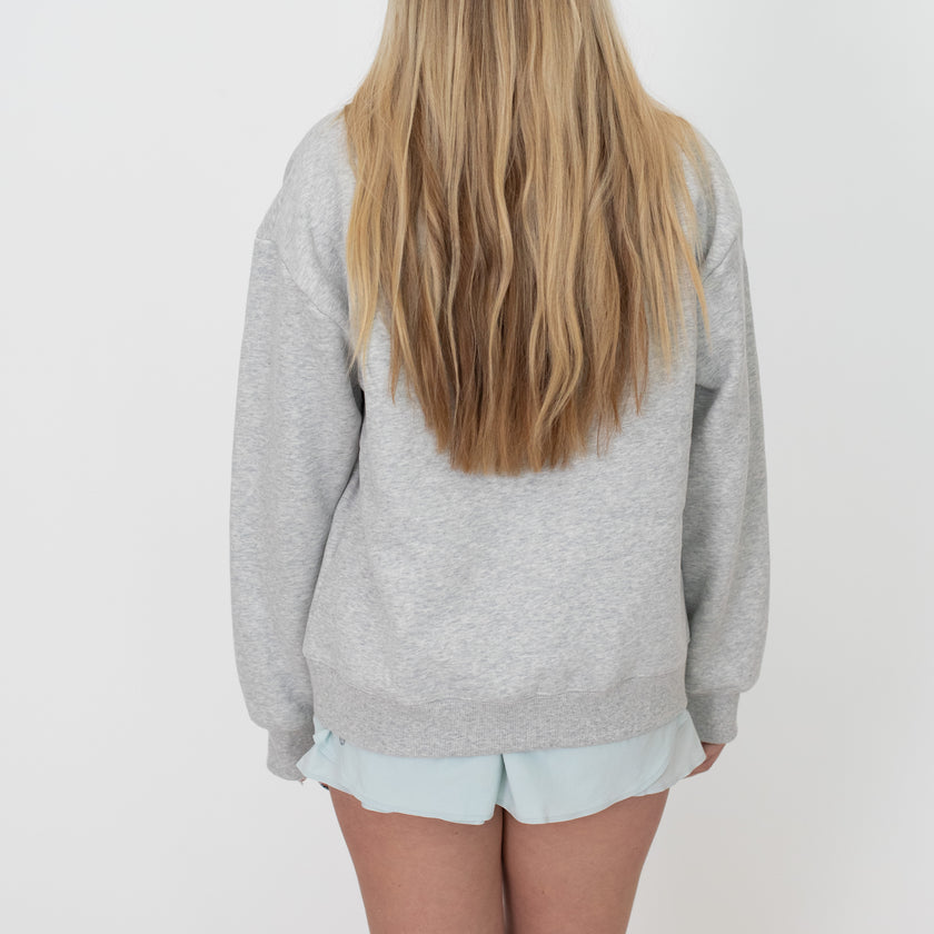 HIGH Pocket Logo Mock Neck | Gray