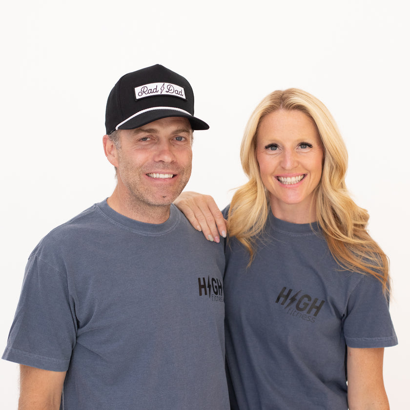 Mini Pocket Logo Boyfriend Tee | Gunmetal Blue