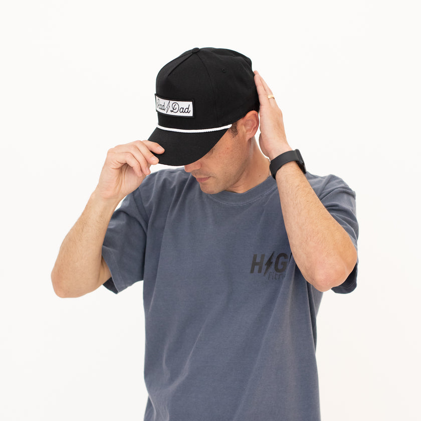 Mini Pocket Logo Boyfriend Tee | Gunmetal Blue