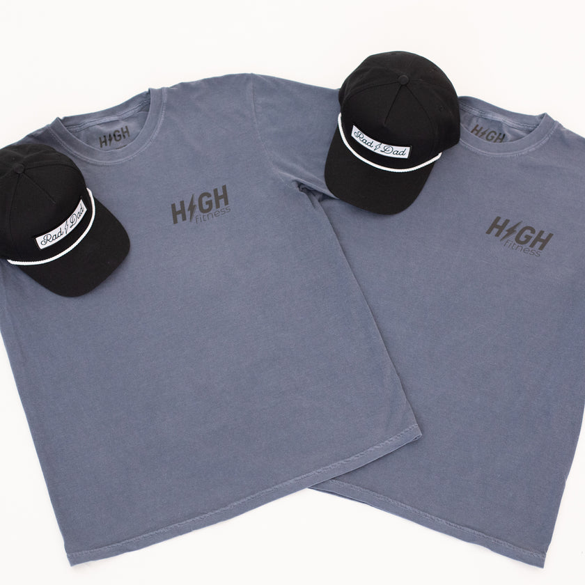 Rad Dad Trucker Rope Hat | 5-Panel Black