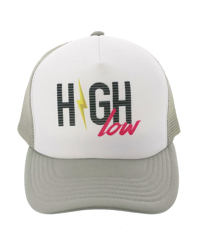 High Low Hat Grey