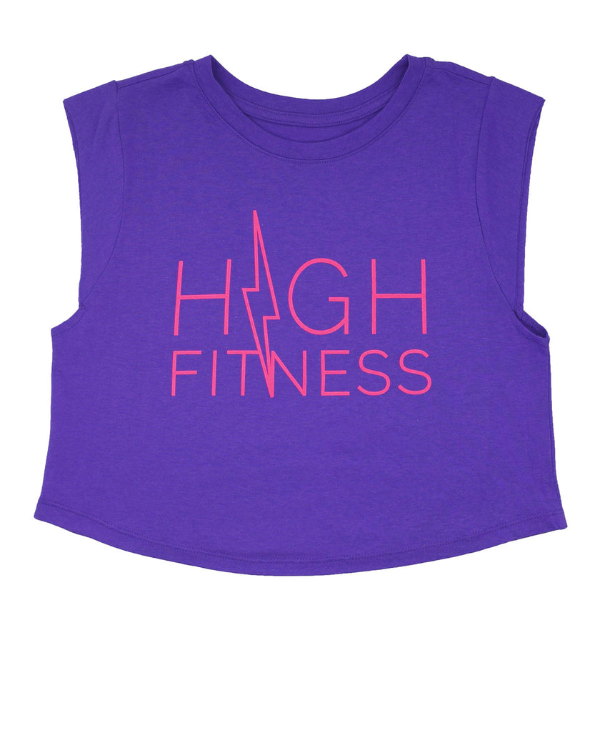 Pink Stencil Logo Crop | Purple