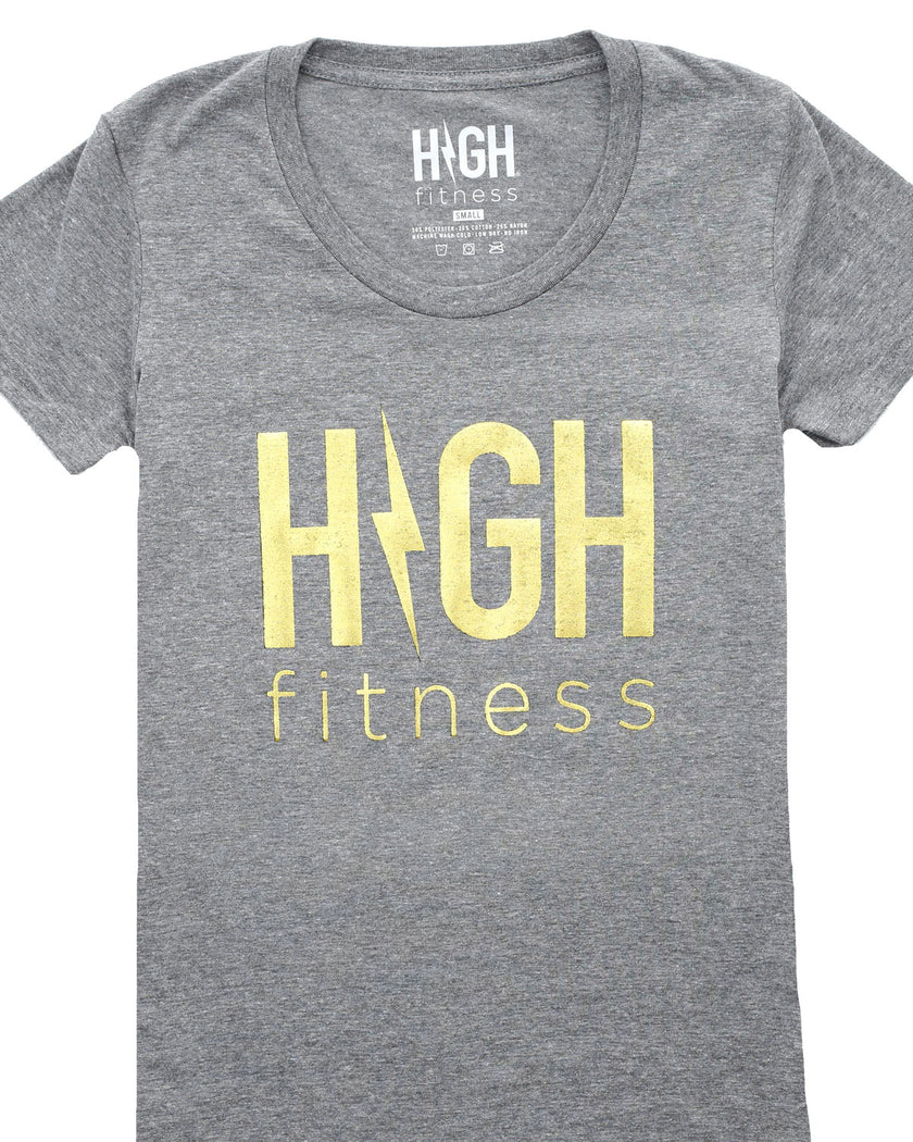 Gold Foil Women's Tee | Gray