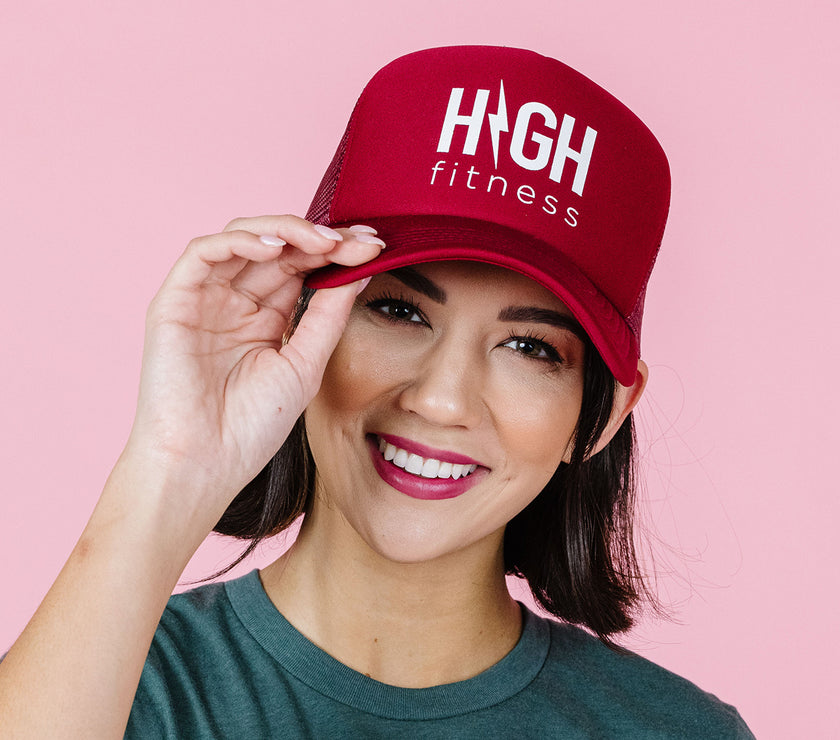 Burgundy Trucker Hat