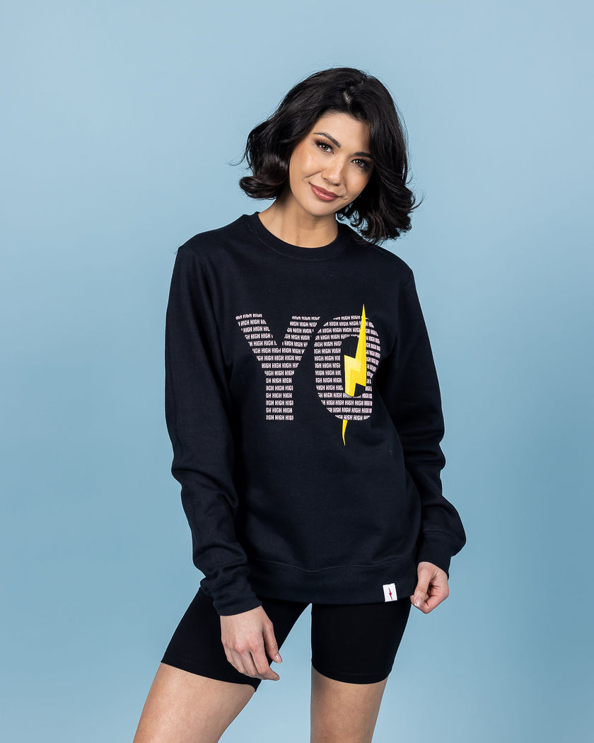 HIGH YO Sweatshirt | Black