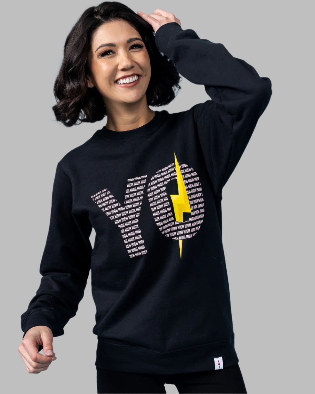 HIGH YO Sweatshirt | Black