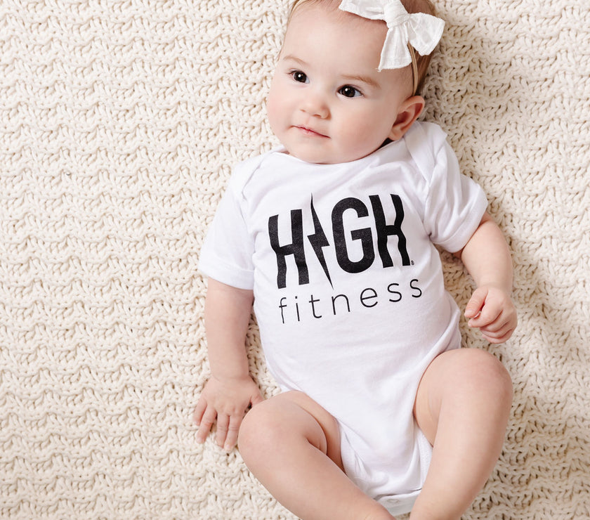 High Vintage Logo Baby Onesie