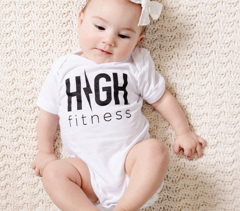 High Vintage Logo Baby Onesie