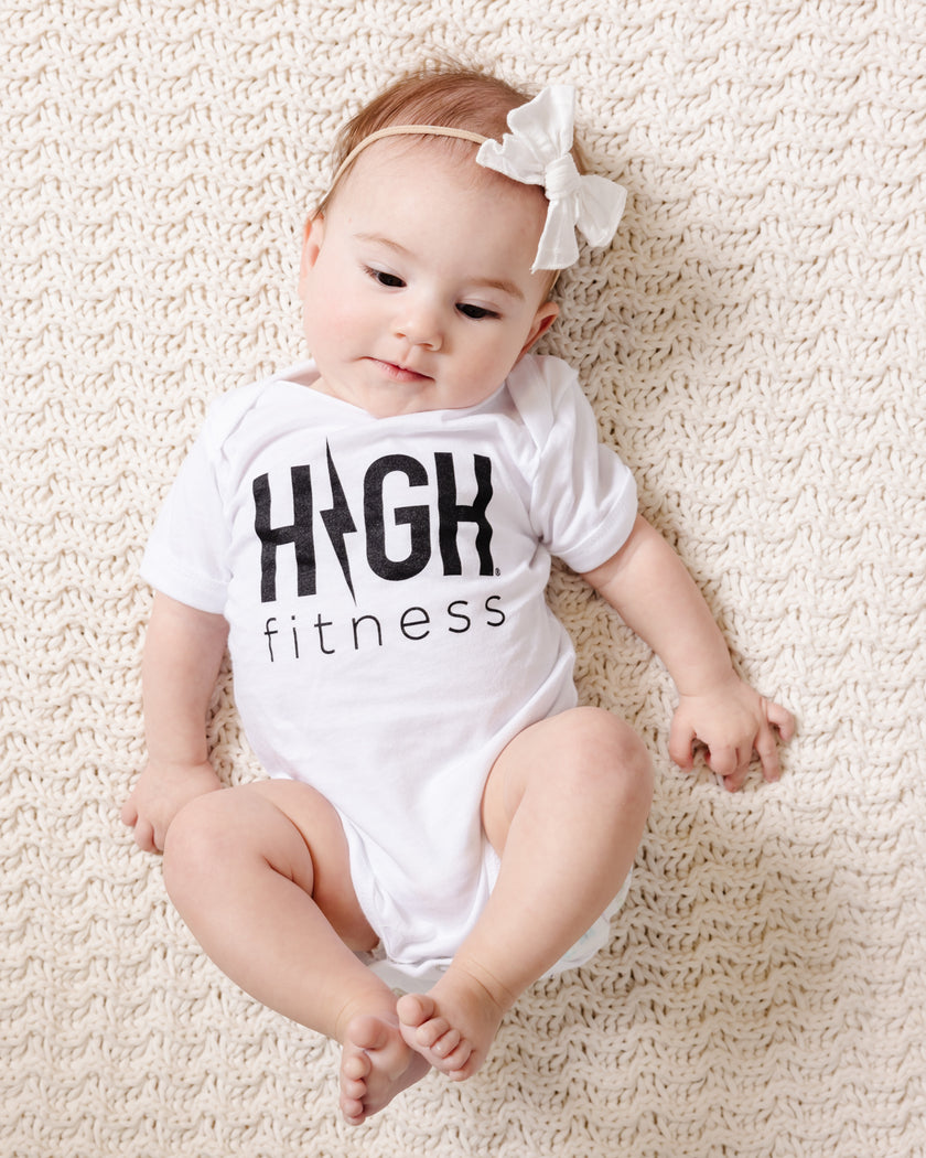 High Vintage Logo Baby Onesie