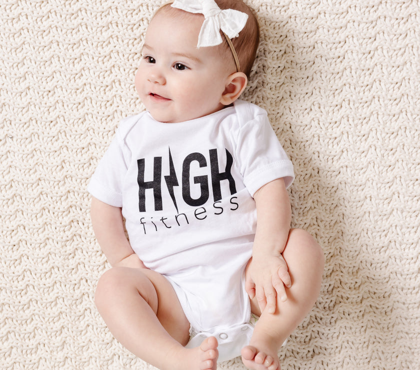 High Vintage Logo Baby Onesie