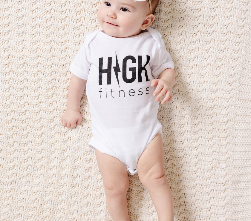 High Vintage Logo Baby Onesie