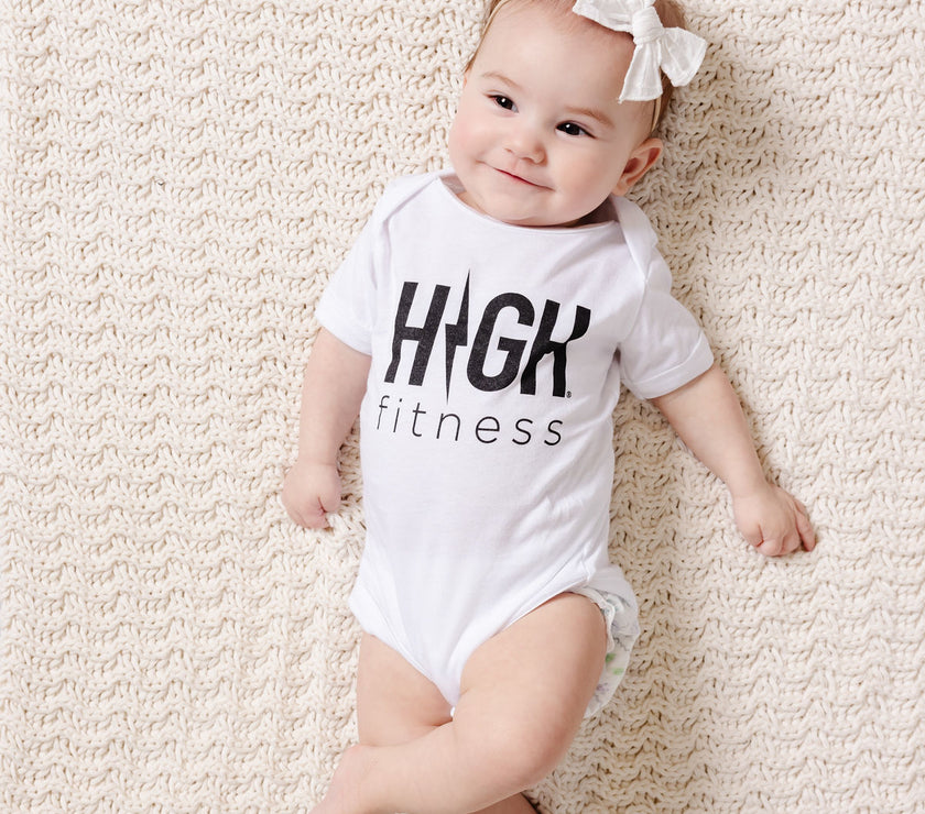 High Vintage Logo Baby Onesie