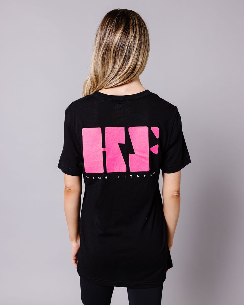 HF High Fitness Black Fav Tee